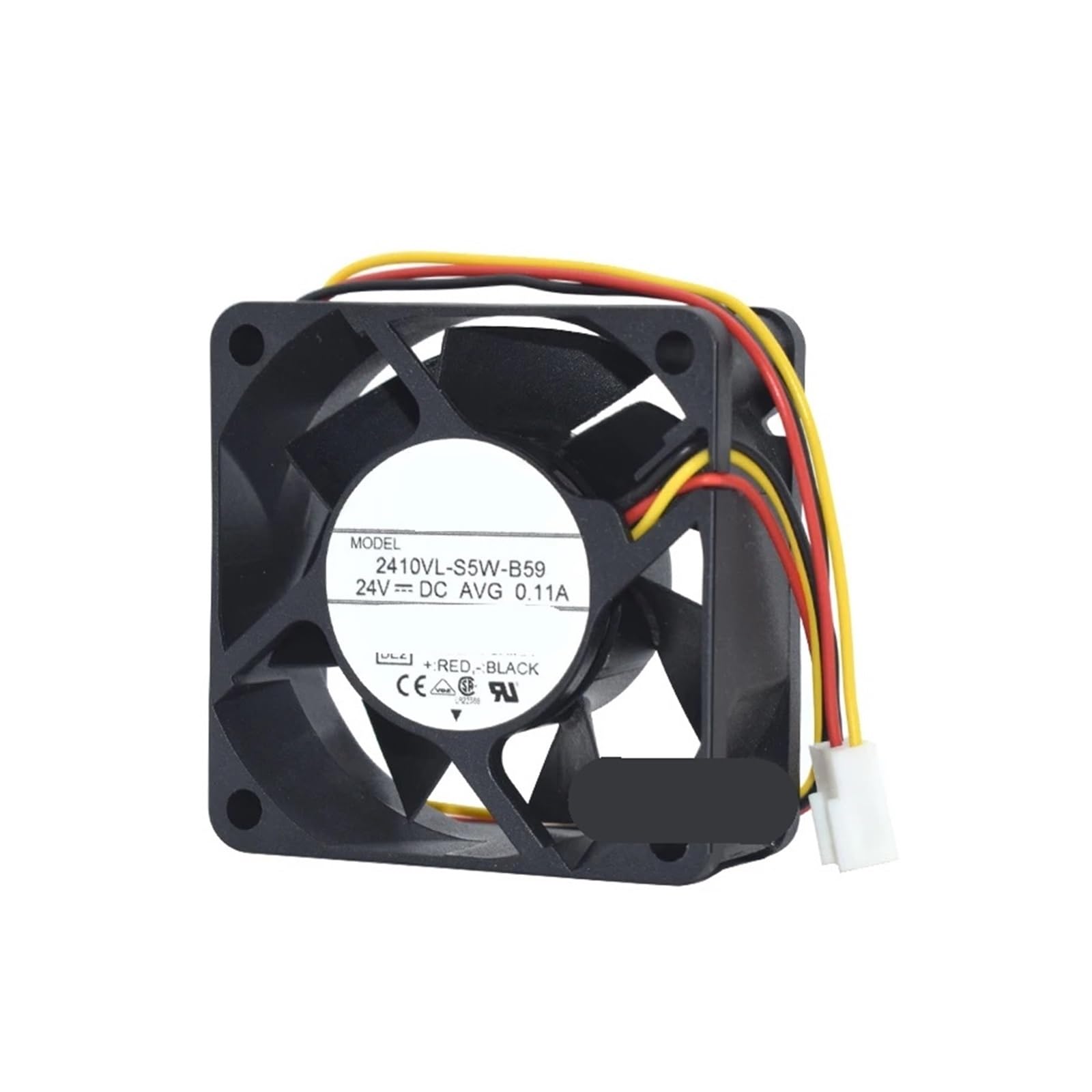 JJKKOZVQF Cooling Fan 2410VL-S5W-B59 A90L-0001-0581 DC24V 0.11A 60 * 60 * 25mm(Ordinary Plug)