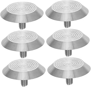 POPETPOP 6pcs Tactile Blind Pathway Paving Studs Stainless Steel for Sidewalks Subways and Airports Enhancing Visibility Visually Impaired