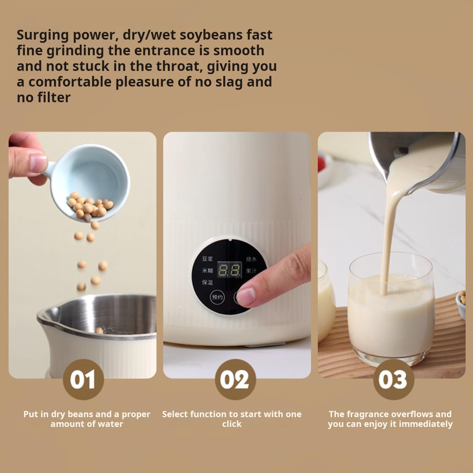 Amazon | ehozirta 8 in 1 多機能ナッツミルクメーカー 27オンス 自動