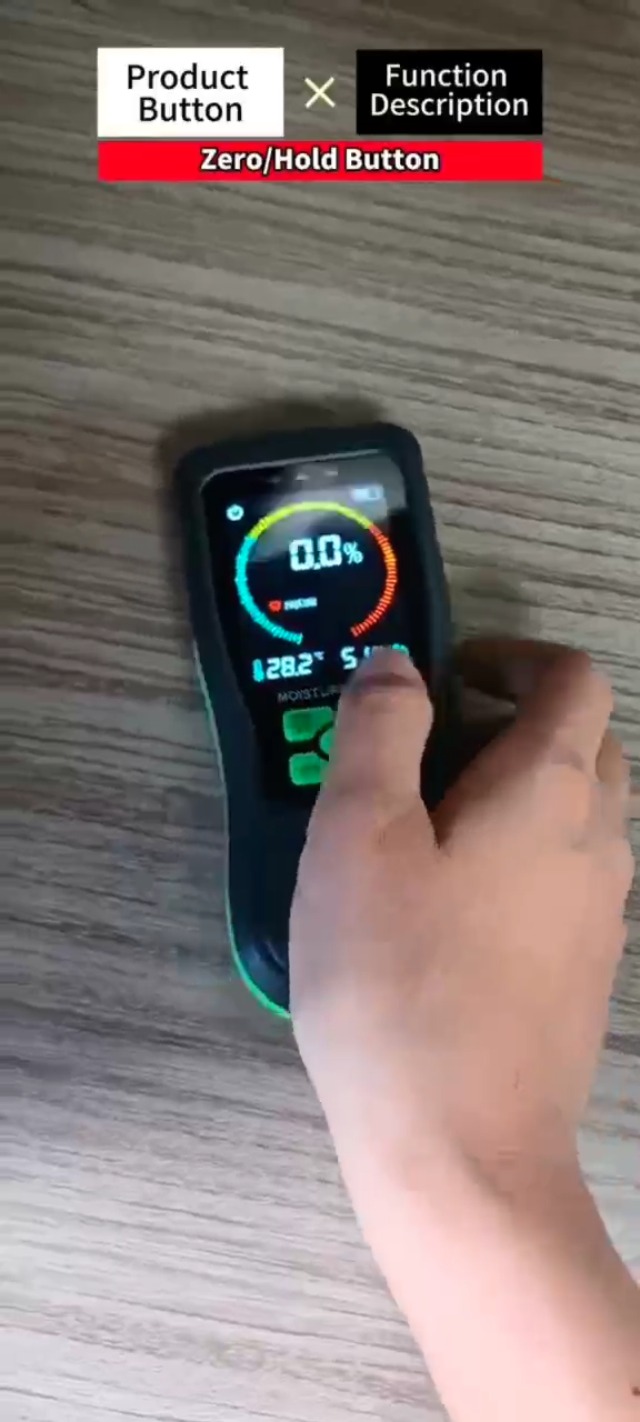 Pinless Moisture Meter For Non-Destructive Moisture Detection In Drywall Wood And Masonry Detects Up To 3 4 Inch Below Surface