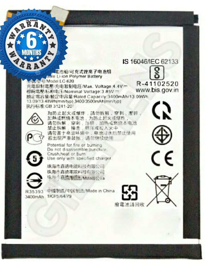 Image of Original LC-620 Battery for Nokia 6.2 /7.2 TA-1198 TA-1200 TA-1196 TA-1201 TA-1187 TA-1193 TA-1178 Battery with 6 Months Warranty(LC620)