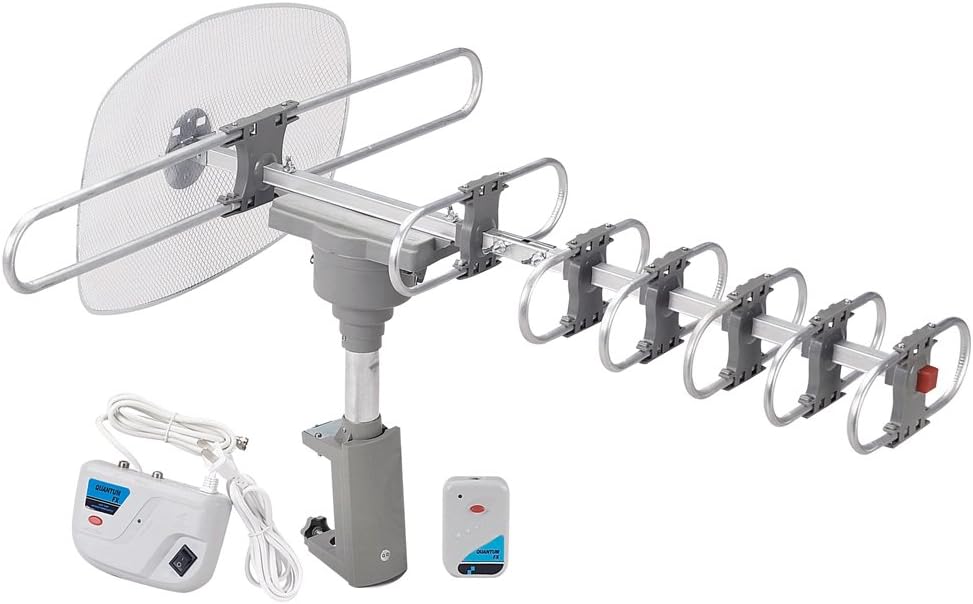 Overseas Connectios Inc Qfx Ant105 Outdoor Antenna 360 Degrees Motorized Rotating