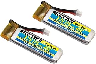 Common Sense RC Lectron Pro 3.7V 175mAh 45C Li-Po Battery, 2-Pack
