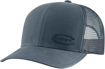 Carhartt Mens Canvas Mesh-Back Embossed Cap