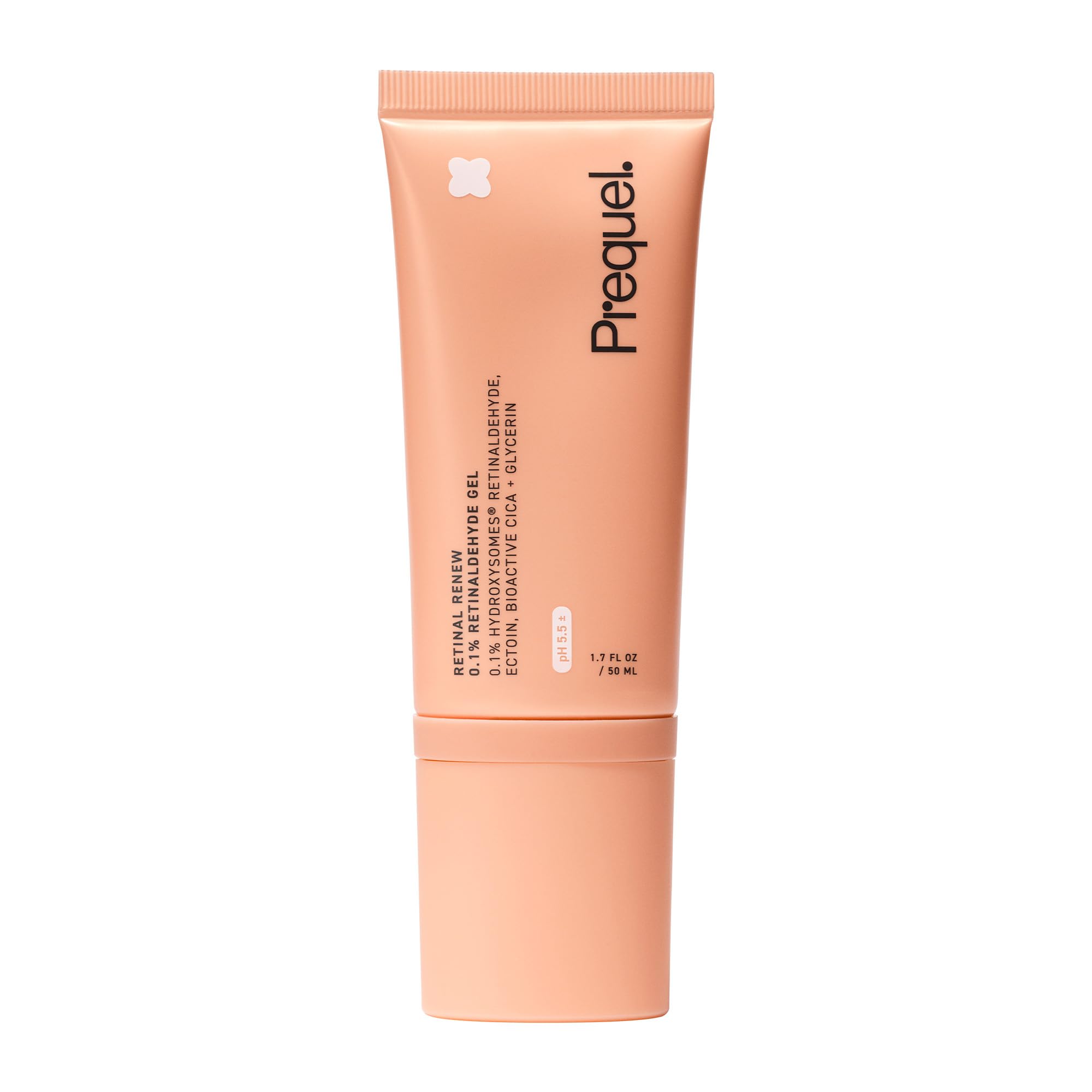 Prequel Skin Retinal Renew – 0.1% Retinaldehyde Gel with Ectoin, Cica & Jojoba Oil – Smooths Texture, Firms & Evens Tone – Supports Skin Barrier –