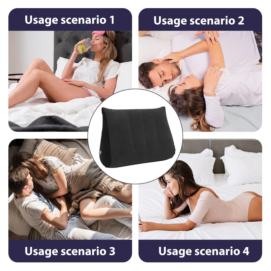 1 Pezzi toys sessuali per donna, Giochi erotici, Giochi sessuali per coppi, Nero