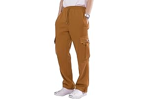 Rugged Endurance: Men's Heavyweight Cargo Sweatpants