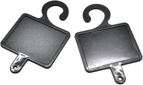 Miniatura 4 de 20pcs plástico gancho colgador & para embalaje calcetín prenda textil accesorios negro