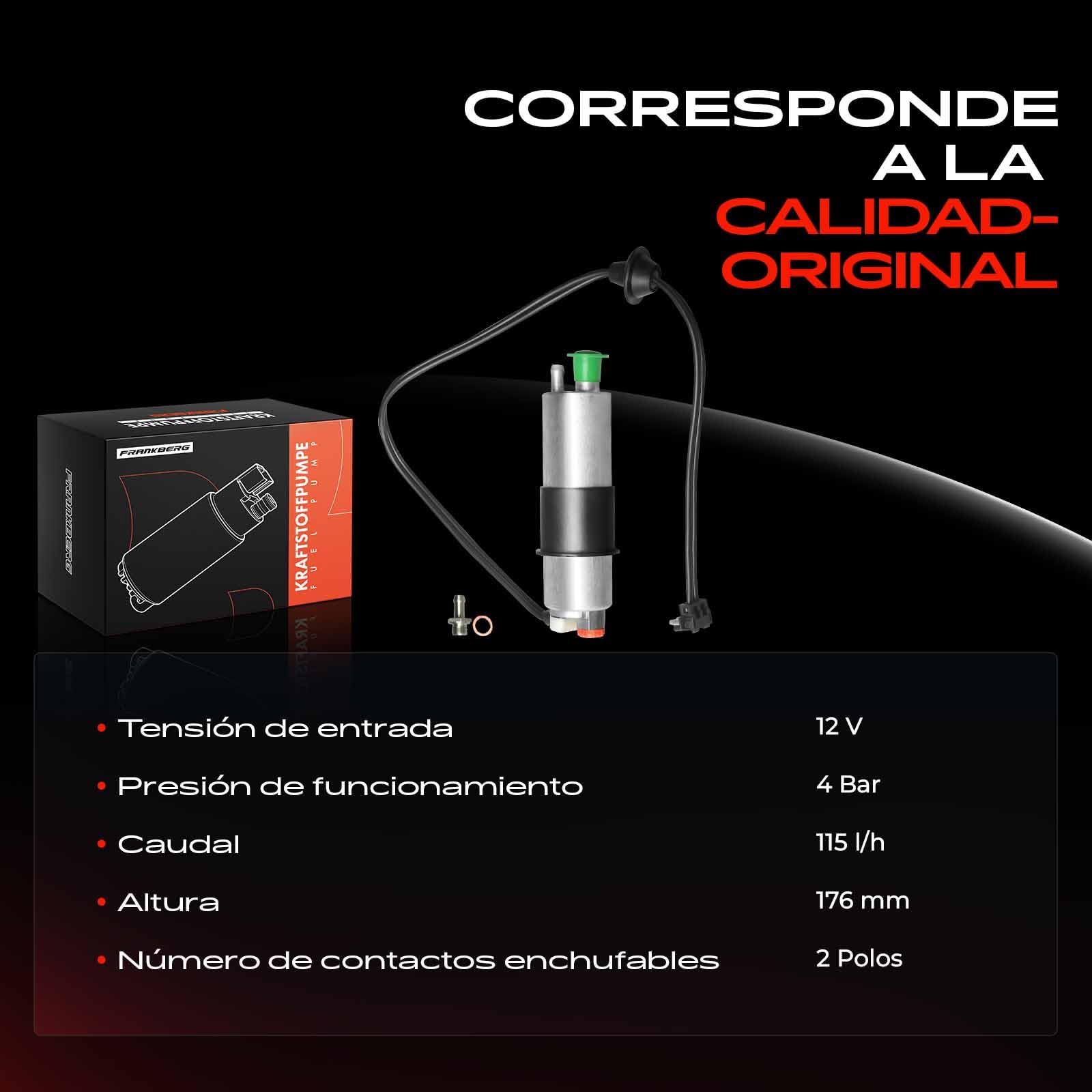 Frankberg Surtidor de combustible surtidor de gasolina 0004706394 | Compatible con: CLK C208, Clase C W202, Clase C Modelo T S202, CLK Cabriolet A208