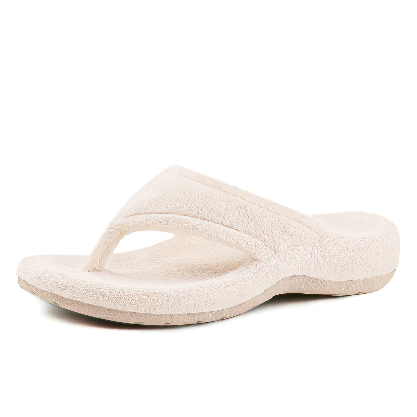 BCSTUDIO Women's Orthopedic Flip Flop Fuzzy Slippers
