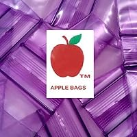 Vista 3 de Paquete de 1000 bolsas transparentes de la marca Apple de 2 mil, 1000 bolsas de plástico resellables (2020 negro)
