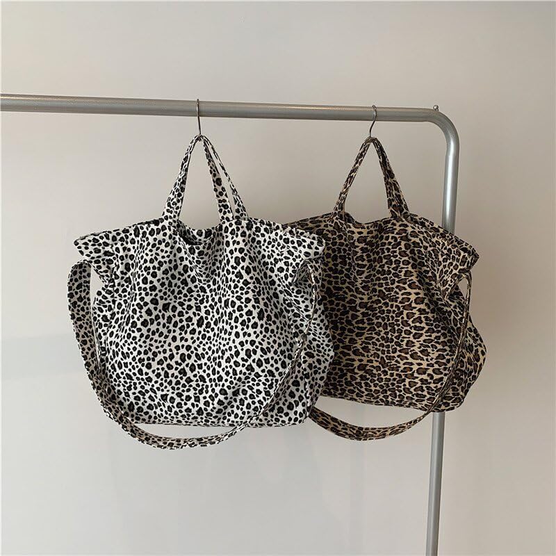 Single-shoulder Sag For Women Large-capacity Bag Leopard Print Tote Bags For Women Large Leopard Print Bag - Image 4