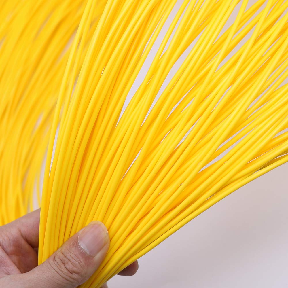 YebiO Plastic Rattan Wicker 500G Circular Synthetic Rattan Weaving Material Plastic Knit Repair Pe Rattan