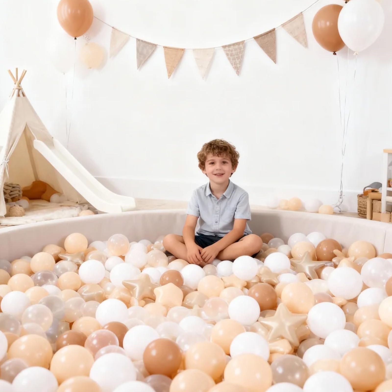 GOGOSO Ball Pit Balls for Toddlers Kids Plastic Balls for Ball-Pit Playpen Pool Baby Play Pastel BPA-Free Non Toxic Play Pastel Crush Proof Bal 50 100 200 500 1000 Count