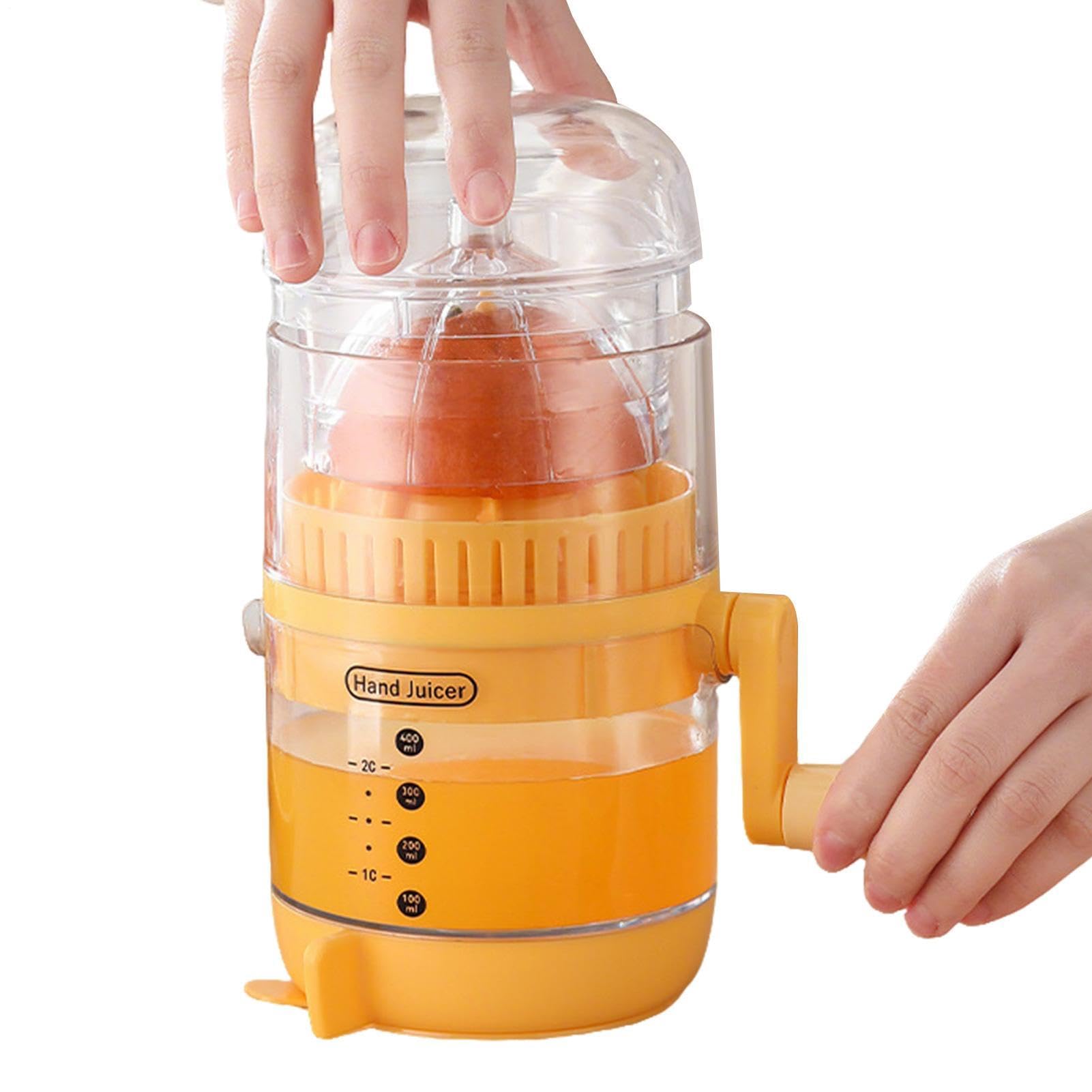 Exprimidor manual de cítricos con prensatelas eficiente para granadas