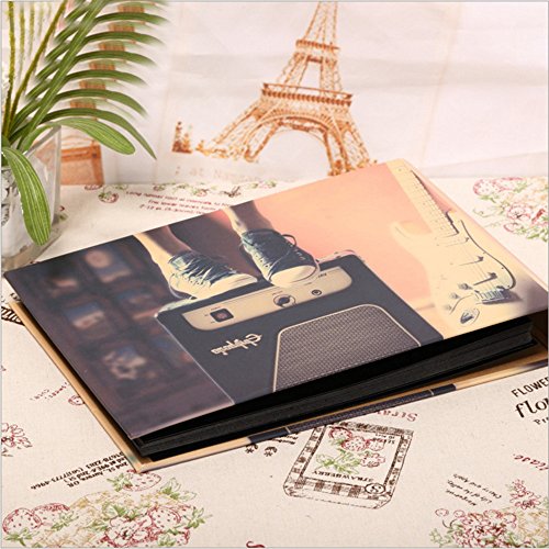 ToiM DIY Vintage Photo Album, 26.5x19.5x4cm, 25 Sheets, Brown