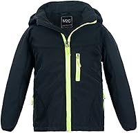 Vista 8 de M2C Chaqueta Softshell Cortavientos con Capucha y Forro Polar para Niños y Niñas