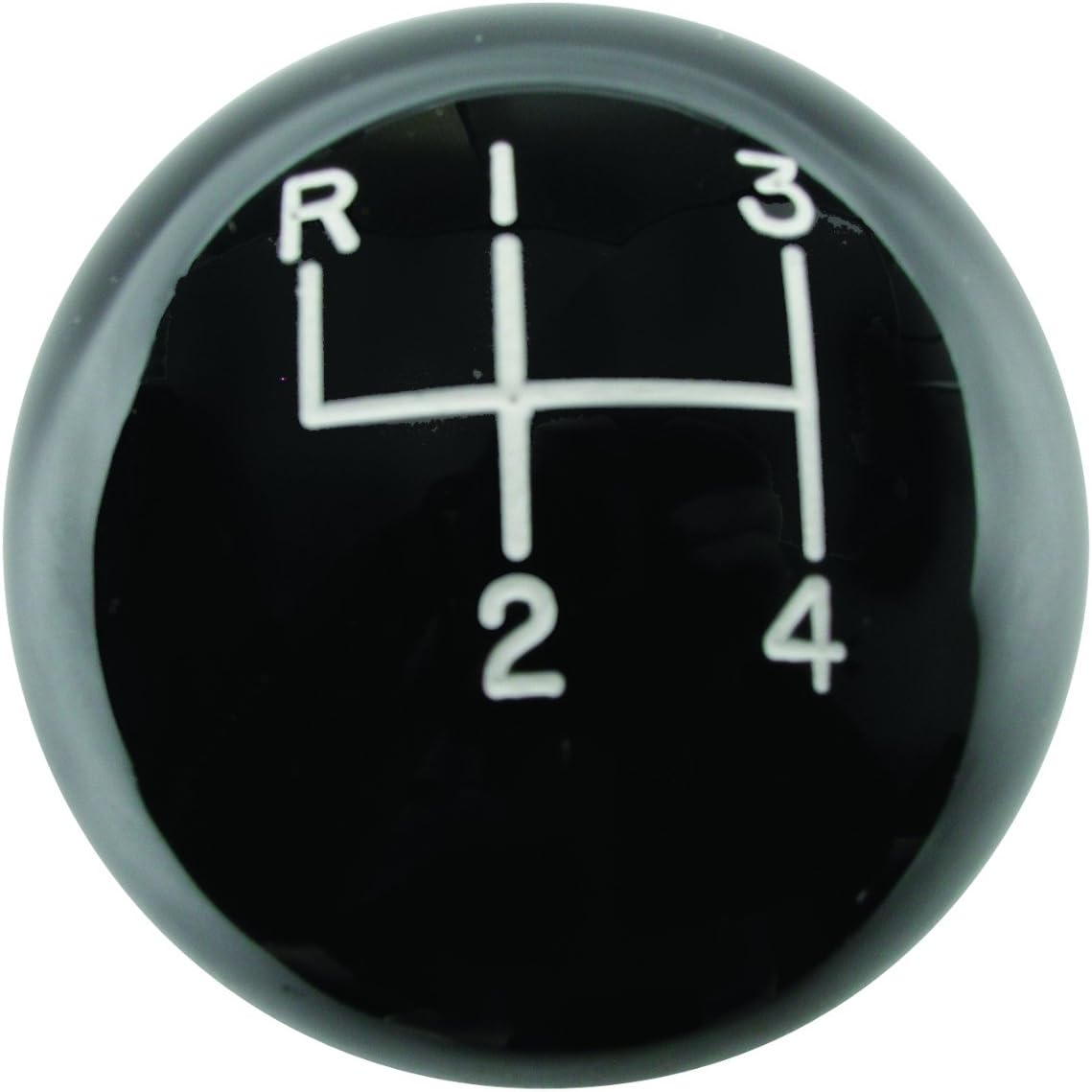 Hurst 1630103 Shift Knob Black 4 Speed 3/816 Threads Upper/left