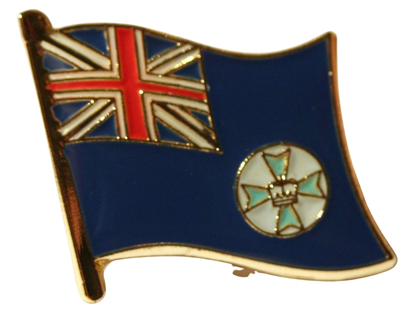Buxton's Badges Queensland Australia State & Territory Flag Pin Badge (Queensland)