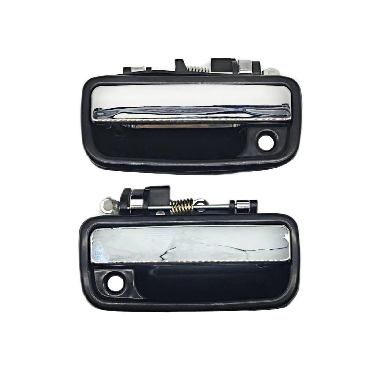 Duhnxuj Black Car Door Handle For Tacoma 1995-2004 Exterior Door Handle Driver And Passenger Side Replaces(Black)