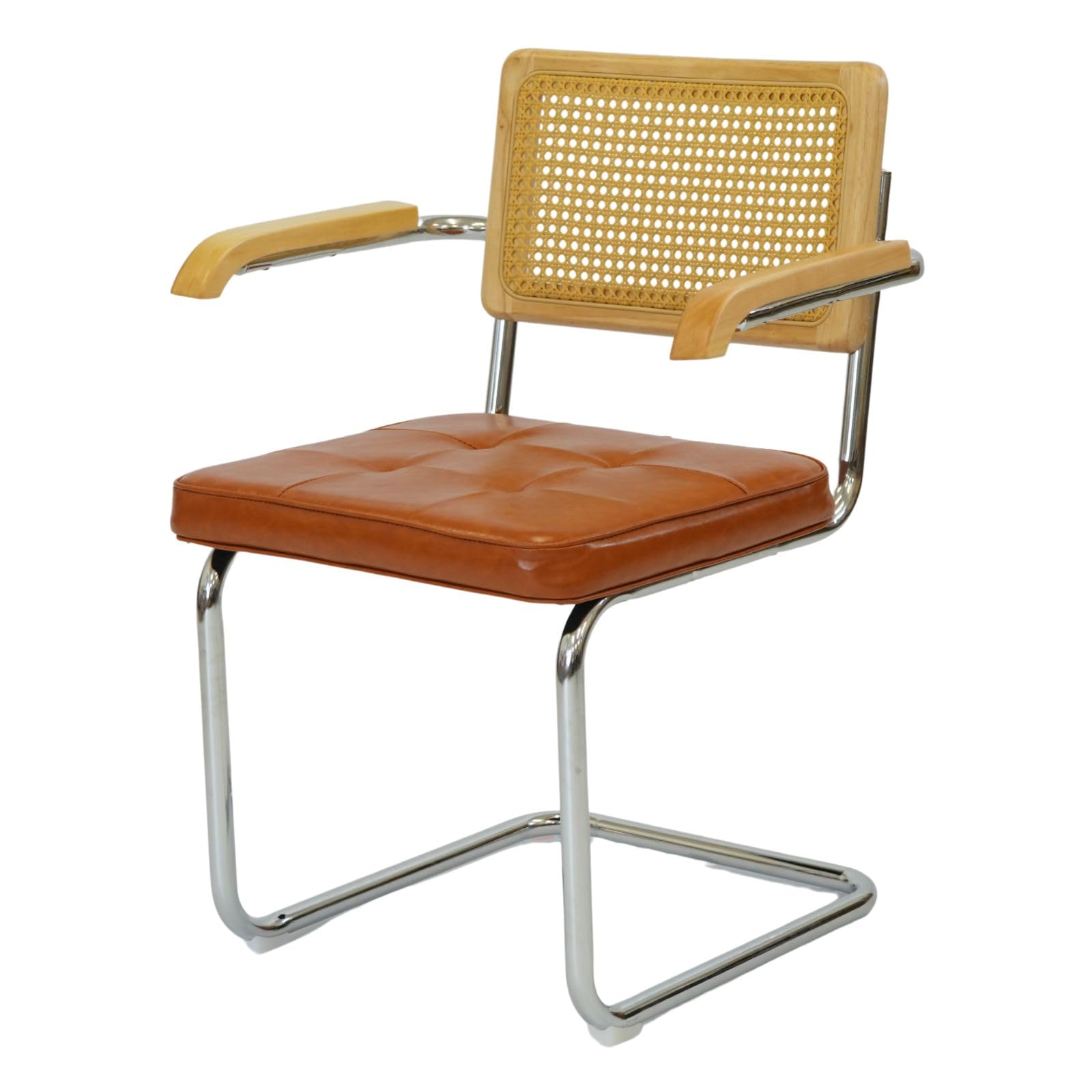 ヴィンテージ　カンチレバーチェア　籐　ラタン　スチール　椅子 ヴィンテージ カンチレバーチェア 籐 ラタン スチール 椅子