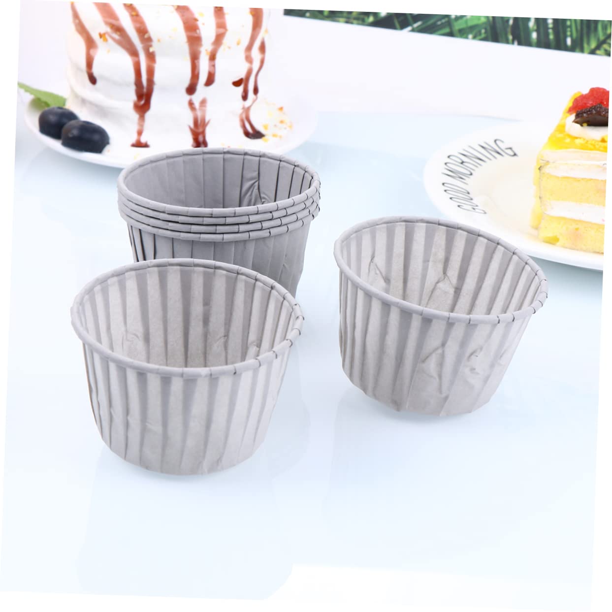 Custodie per cupcake di Natale, tazze da forno, 150 pz. Fodera di Carta Involucri di Carta for Muffin Stroopwaffles Pirottini for Muffin Imballaggio Involucri for Cottura Involucri for Cupcake Mini Mu