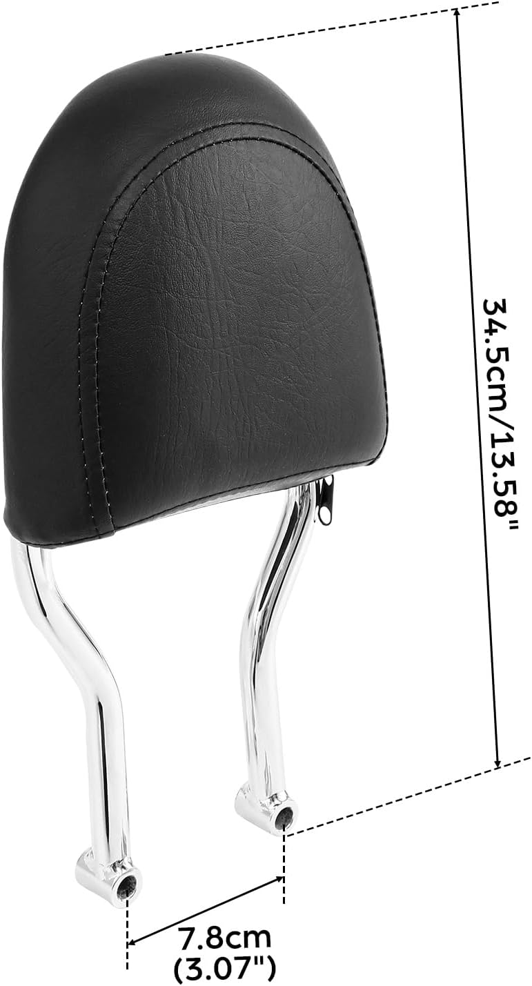 Green-L Sissy Bar Passenger Backrest Pad Fit for Harley Street XG500 XG750 2015-2020