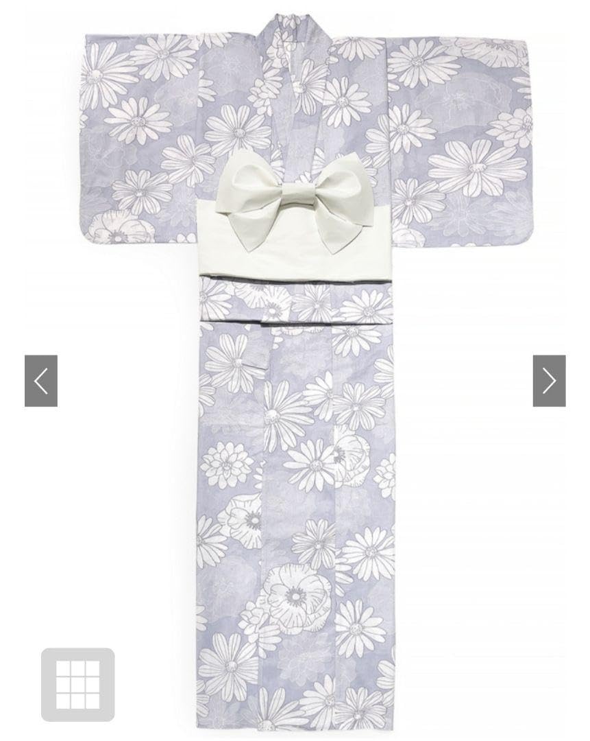 花柄浴衣セット（フリーサイズ）arin♤ 2025年新作浴衣】 【桜】 浴衣セット /フリーサイズの通販 by H