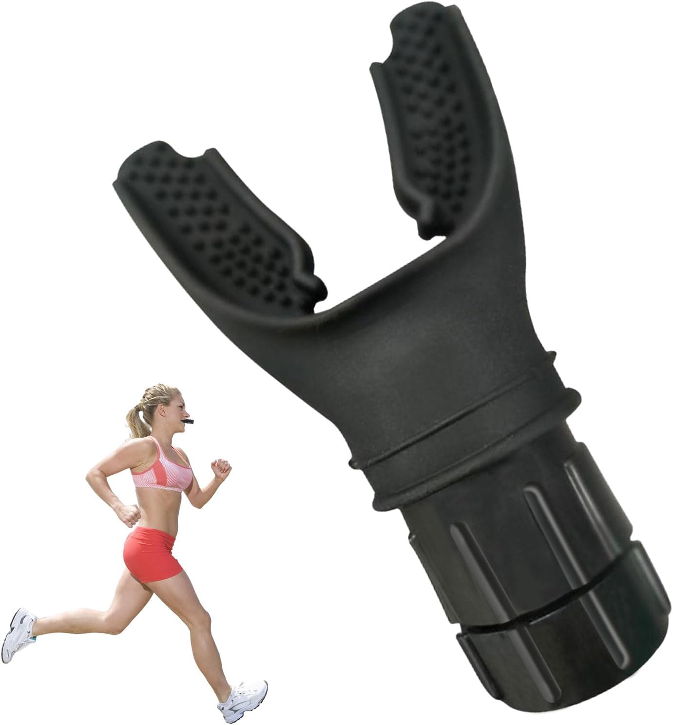 Oxyfit Breathing Trainer,1 PCS Oxyflow Breathing Trainer,Breathing Trainer,Adjust Resistance Improve Lung Capacity Handheld Lung Trainer Training Tool for Men,Women,Runners,Sports Lovers(Black)