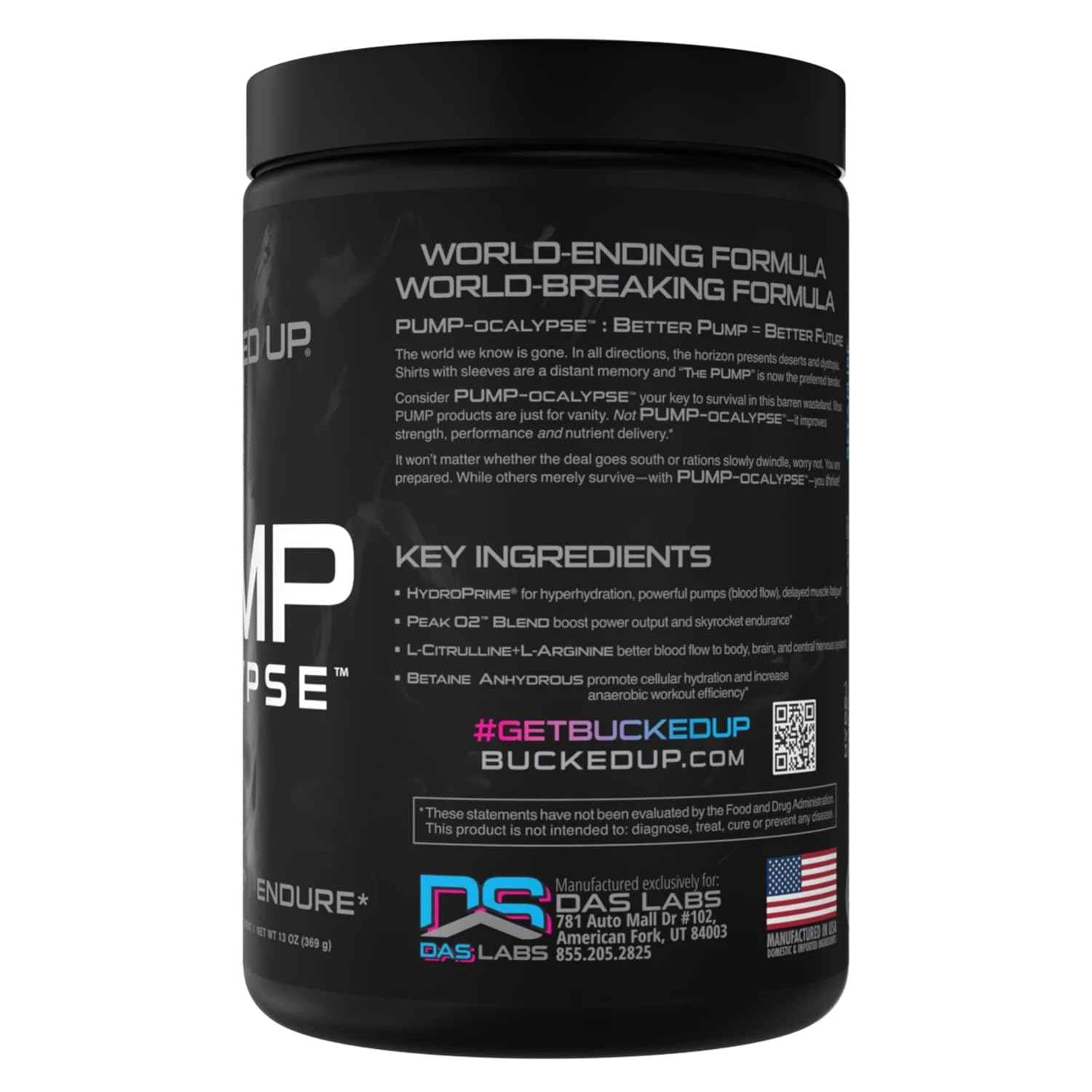 Pump-ocalypse Miami | Nitric Oxide and L Arginine Supplement with Citrulline Malate, GlycerPump | Ultimate N.O. Booster | Lean Muscle Support for Blood Flow, Vascularity, Hydration and Endurance — Amazon image 3