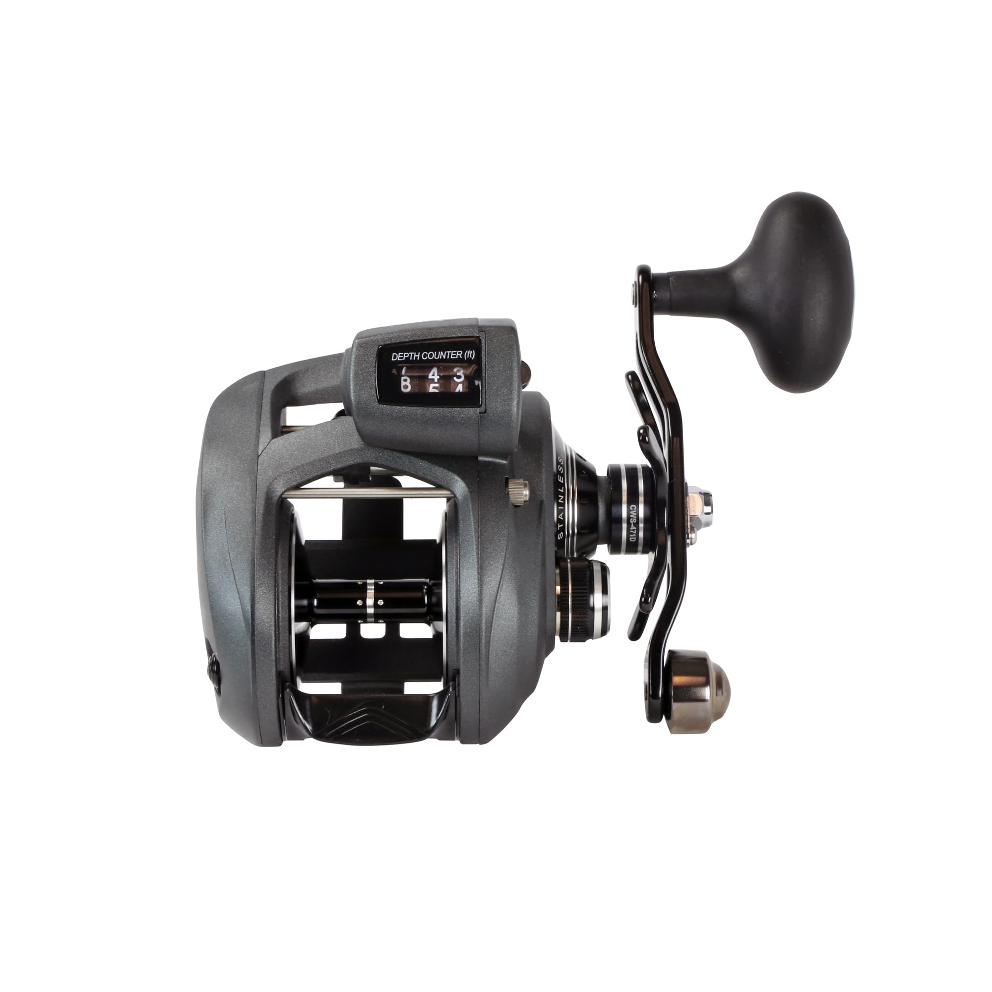Photo 1 of Okuma Cold Water SS Line Counter Reel – 450 Size, Stainless Steel Gears, Low Profile Trolling Reel with Precision Line Counter & Heavy-Duty 30LB Drag, CWS-471D