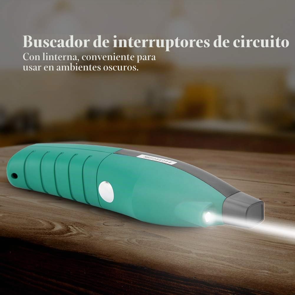 Probador de enchufes - MASTECH MS5902 Buscador de fusibles de disyuntor automático Probador de enchufes de EE. UU./UE(EU plug)