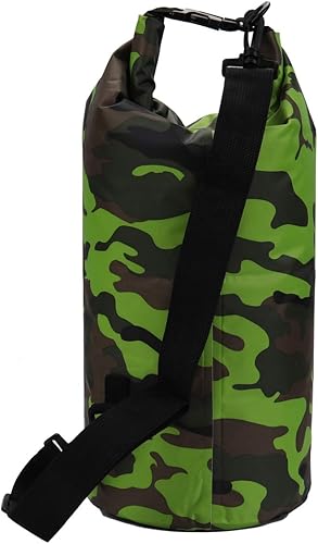 Miniatura 5 de Bolsa seca impermeable de 2L5L10L15L20L30L, saco enrollable que mantiene el equipo seco para kayak, rafting, navegación, natación, campamento,