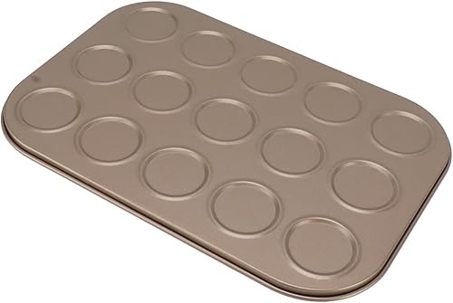 Miniatura 10 de Zerodis Molde superior para magdalenas, revestimiento antiadherente que libera fácilmente muffins, resistente a altas temperaturas, bandeja para
