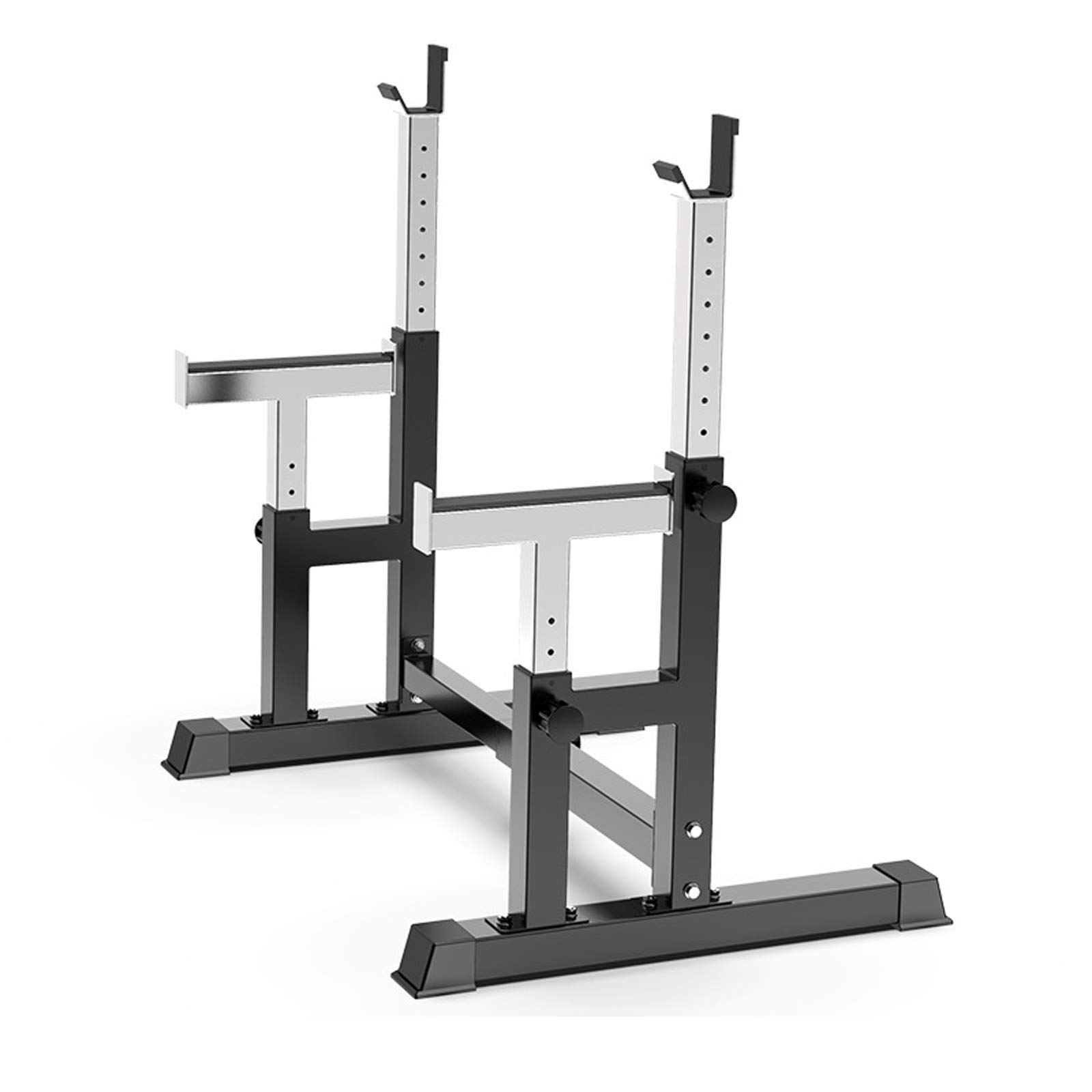 Soporte para Sentadillas con Barra y Ancho y Longitud Ajustables para un Entrenamiento Muscular eficaz, Carga máxima de