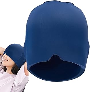 alívio dor cabeça gelo,Envoltório cabeça gelo para enxaqueca para alívio dor cabeça - Tampão alívio enxaqueca confortável e elástico para olhos inchados, Tayste