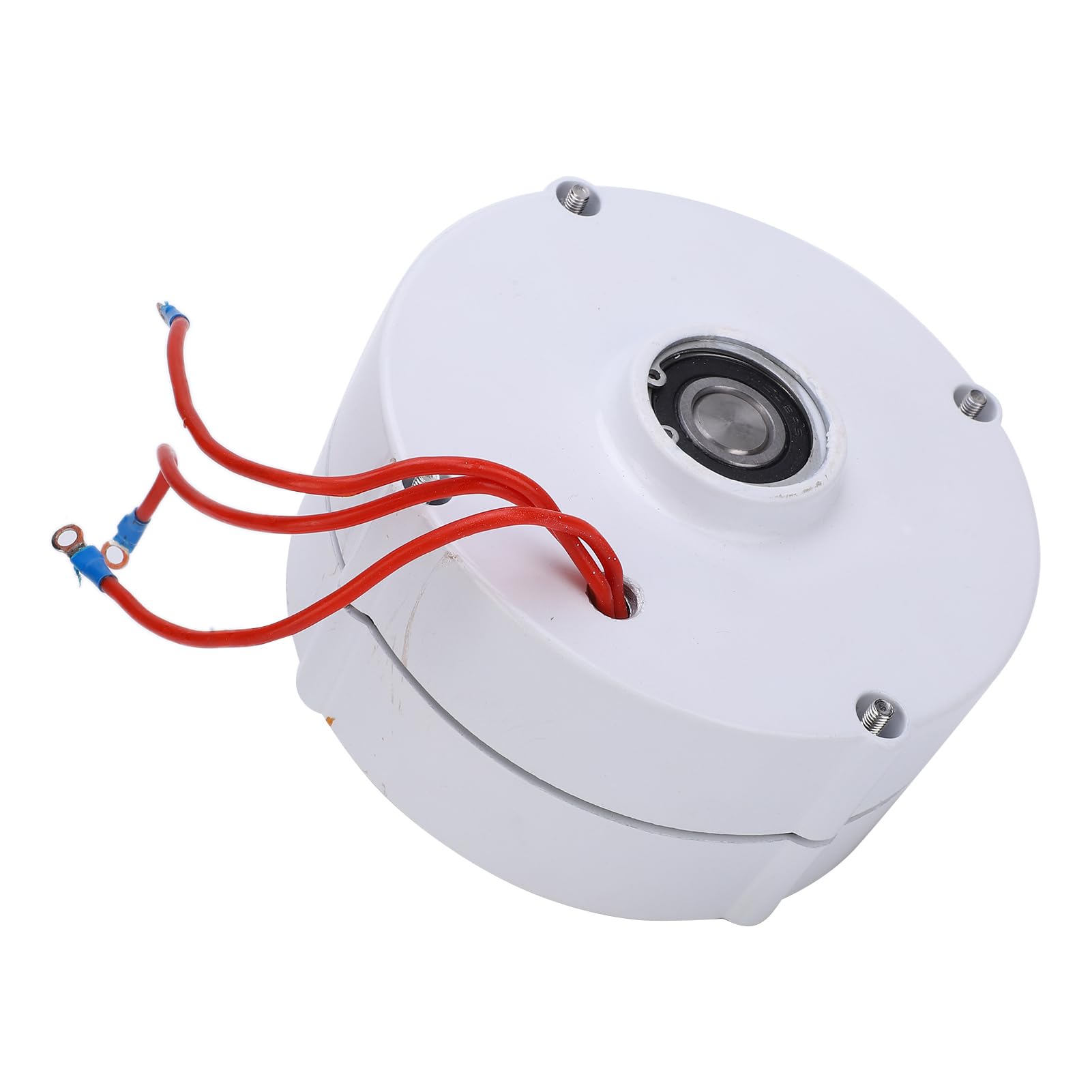 AMONIDA Generatore a Magneti Permanenti Trifase Alternatore Elettrico Compatto a Bassa velocità da 200 W per Uso Industriale Realizzato con Filo di Rame Altezza 3,1" (senza raddrizzatore 48V)