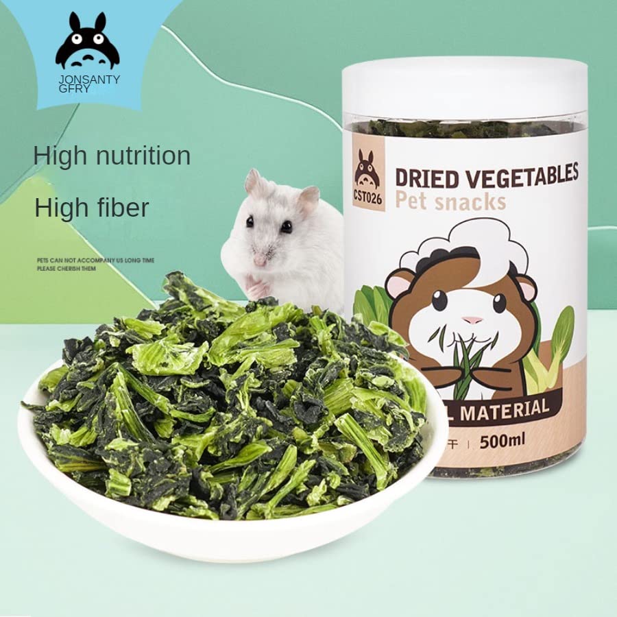 JONSANTYGFRY Cibo per criceti Snack per animali Verdure essiccate Adatto per piccoli animali roditori