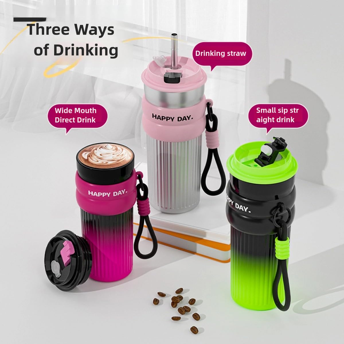 Borraccia Termica 500ml Design Elegante - Sport, Ufficio e Viaggi