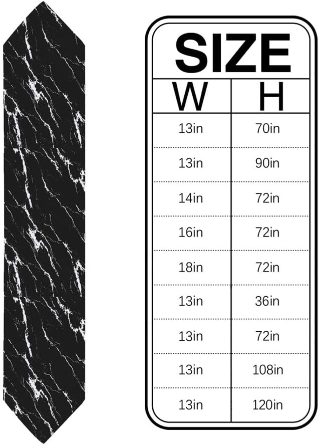 Black Concrete Crack Table Runner Christmas Decorations for Home Table Cloth for Wedding Party Home Decor(4pcs Table mat)
