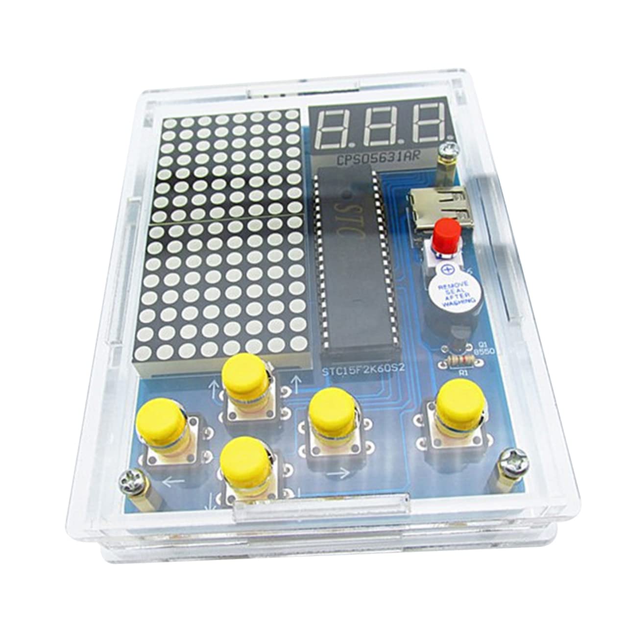 Totority Game Welding Toys Handheld Gaming PC Electronic Toys 1 Set Soldering Project Kit 1 Set Soldering DIY Soldering Practice Soldering Projects Soldering Practice Kit Classic LED
