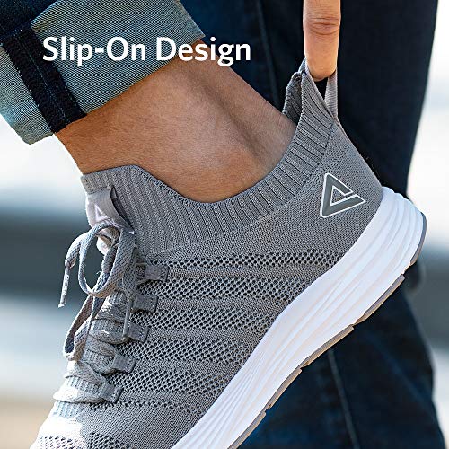 Image of PEAK Mens Lightweight Walking Shoes Comfortable Slip On Sports Sneakers for Tennis, Gym, Running, Casual Workout
