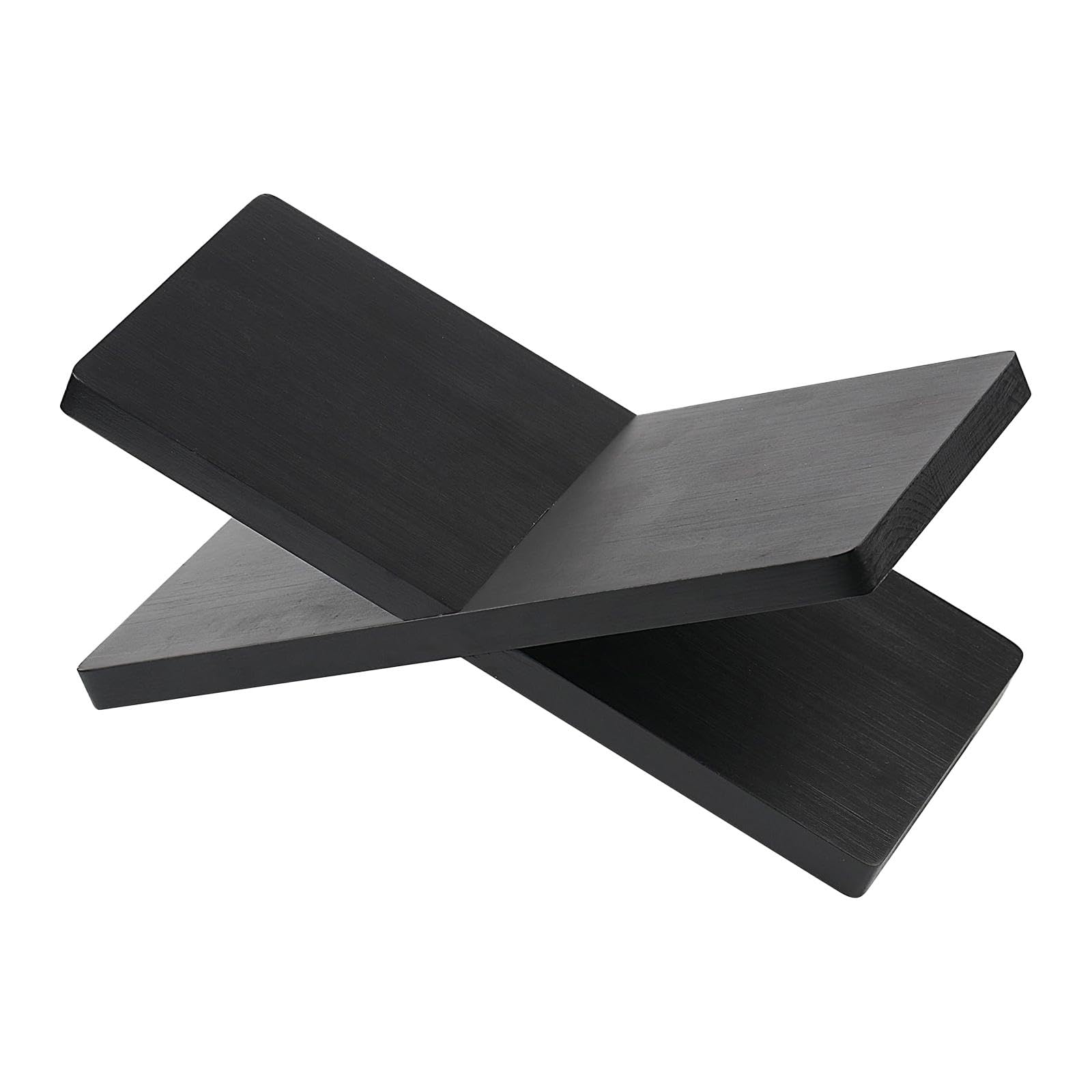 Supporto per Libri in Legno, Poggialibri Portatile, Supporto Stabile da Tavolo/scrivania, Accessorio per La Lettura, Adatto a Studenti, Insegnanti, Nero