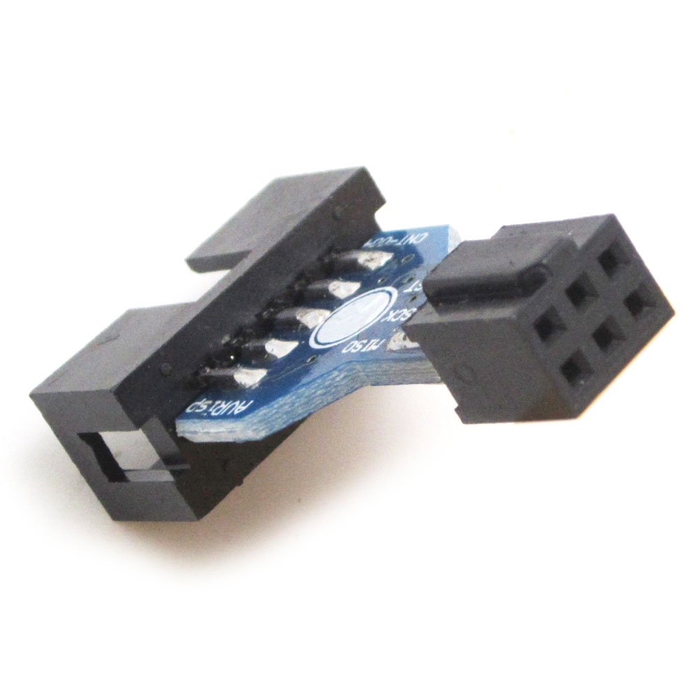 1 Pz Scheda Adattatore Da 10 Pin A 6 Pin Per AVRISP KII USBASP STK500 - Foto 6