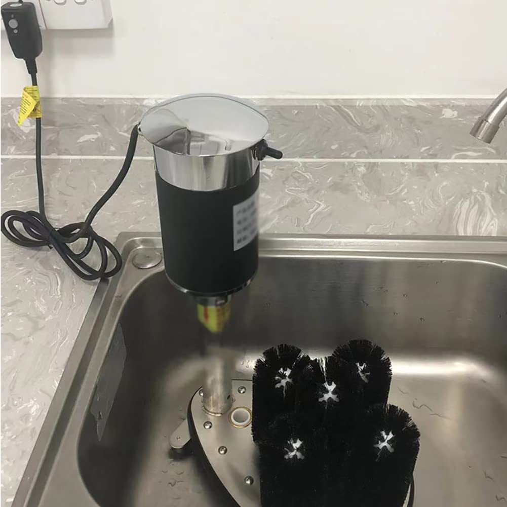Lavabicchieri elettrica Professionale Verticale a 5 spazzole, lavabicchieri Automatica per Hotel, Catering, Bar, ristoranti, Location per Eventi e società di noleggio di vetreria