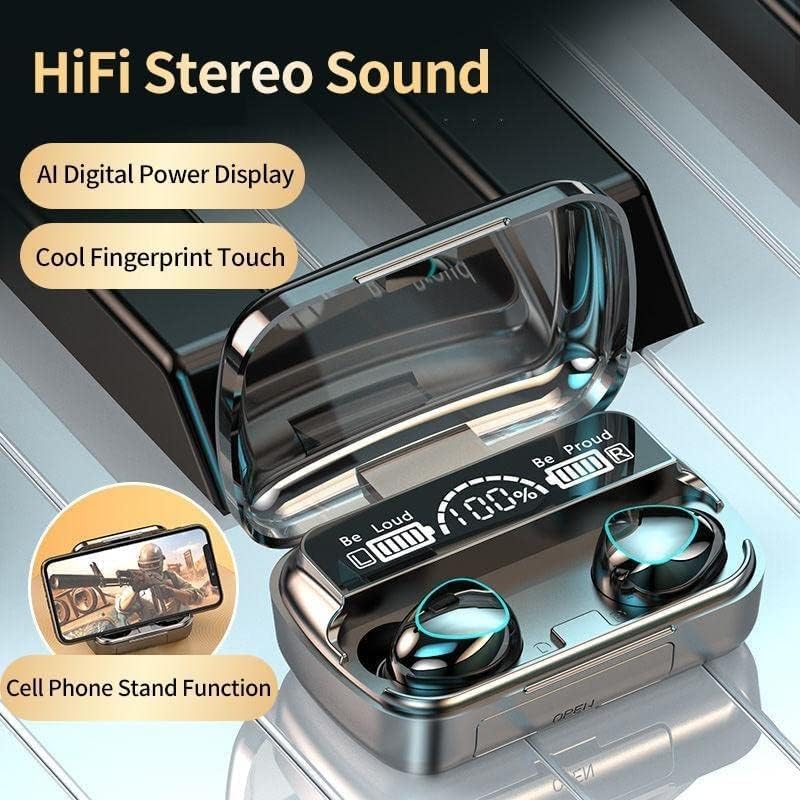 M10 TWS Earbuds with HiFi Stereo Sound and Touch Control