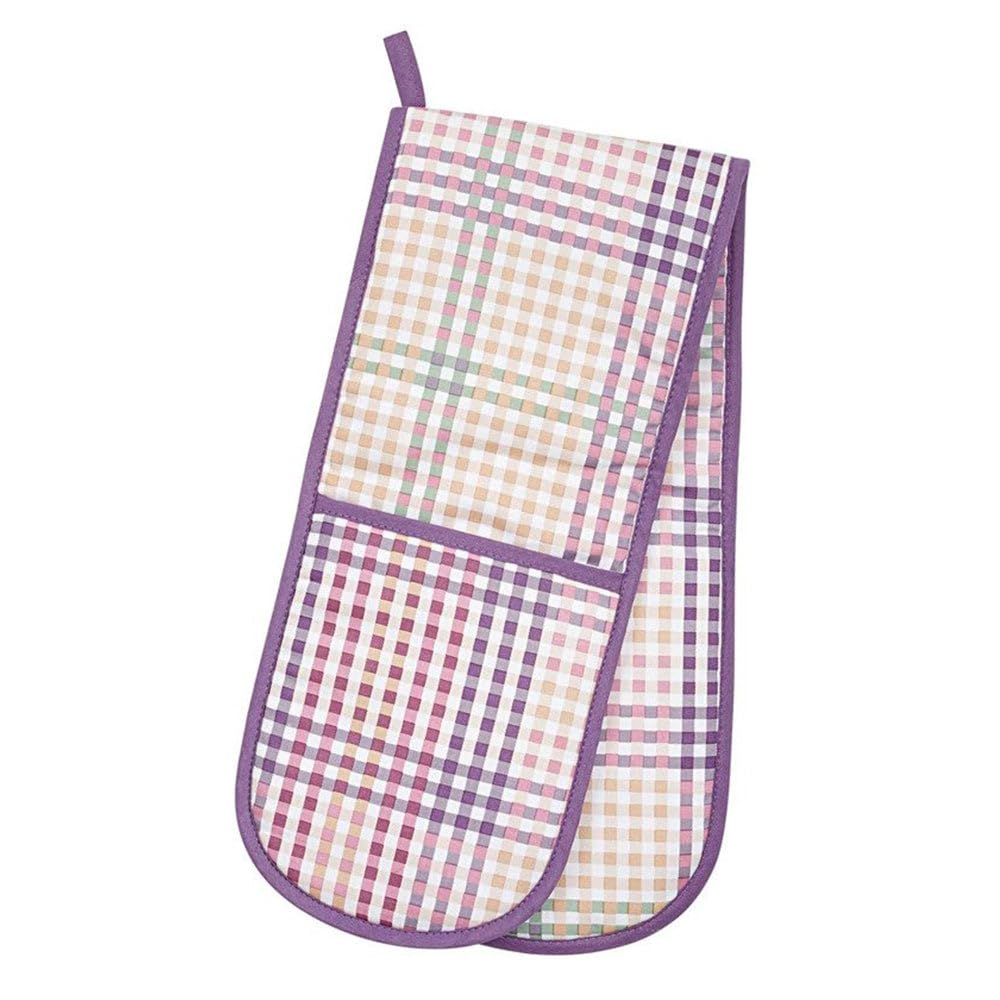 Ulster Weavers Mourne Heather Cotton Double Oven Gloves - 100% Cotton, Double Oven Mitts - For Kitchen and Barbecue - Cooking Gifts for Bakers & Chefs - Homeware & Kitchenware Range