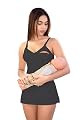 O' Womaniyah! Women's Maternity Breastfeeding Clip Down Nursing Camisole/Nursing Tank Top Nursing Sleepwear. (Large, Bla