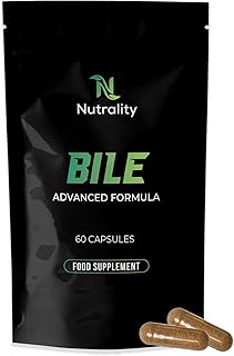 Bile Supplement | Ox Bile Supplements UK for Gallbladder Support, Liver Detox, Gallbladder Supplements, 30-Day Supply | Premium Ox Bile Supplement for Optimal Health | 60 Capsules