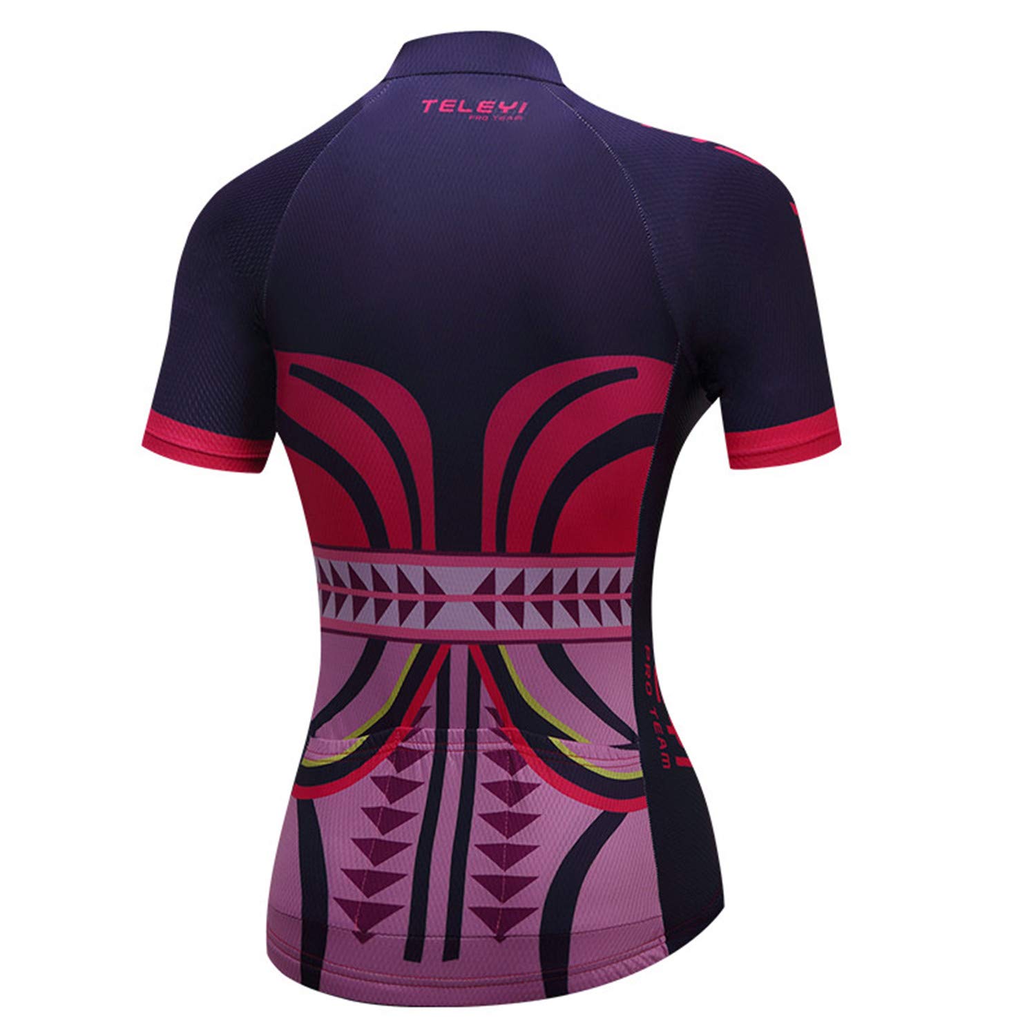 PSPORT Women's Cycling Jersey Short Sleeve Road Bike Jersey Breathable Bicycle Shirts Ladies Cycling Tops C624